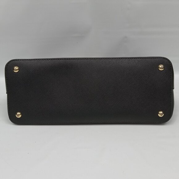 Michael Kors Cindy Medium Dome Satchel Black NO SHOULDER STRAP - Picture 5 of 10